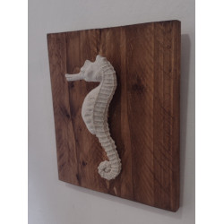 Caballito de mar sobre tabla