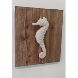 Caballito de mar sobre tabla